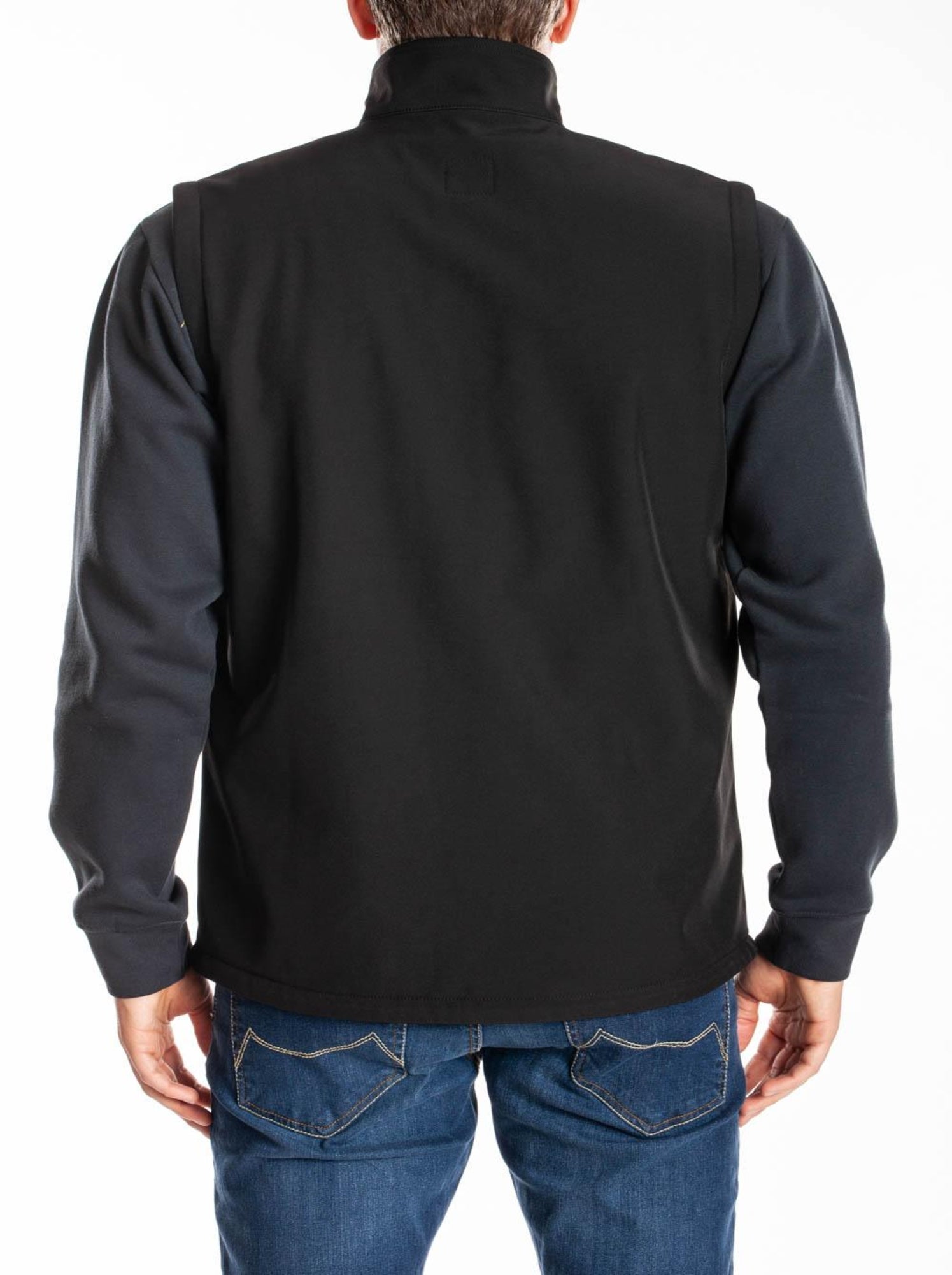 Gilet Softshell Homme Léger - Coupe Ajustée - Fermeture Zippée - Respirant - Parfait Automne/Hiver - 6