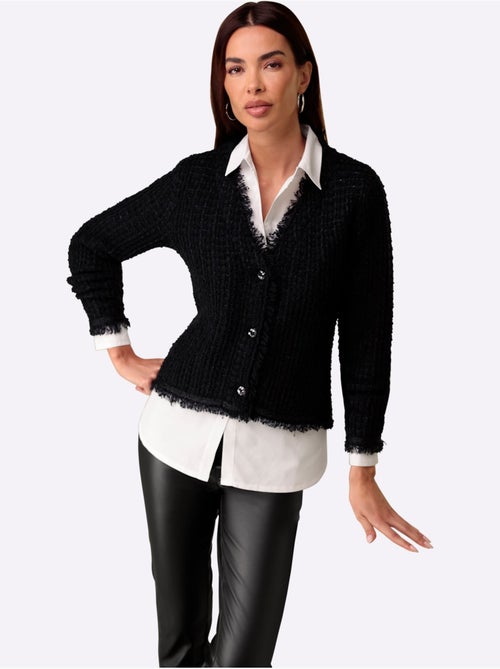 Gilet Structure Tendance Et Affinante - Taille Standard - Helline - Kiabi Gilet Structure Tendance Et Affinante - Taille Standard - Helline - Kiabi
