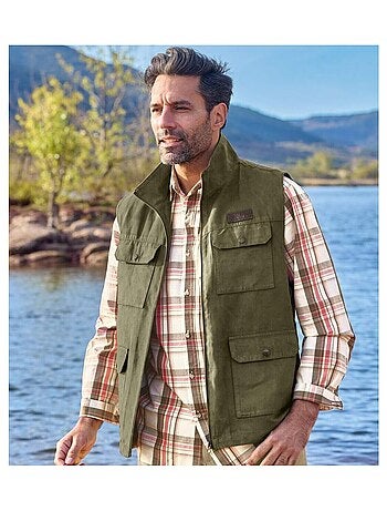 Gilet Suédine Sans Manches Aventurier - ATLAS FOR MEN