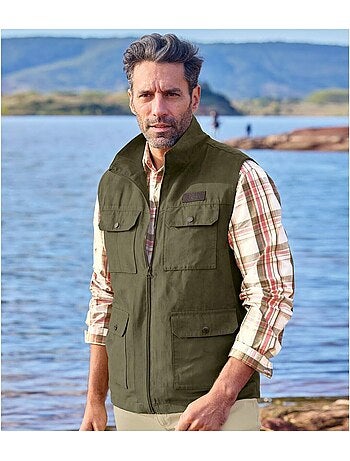 Gilet suédine sans manches aventurier - atlas for men