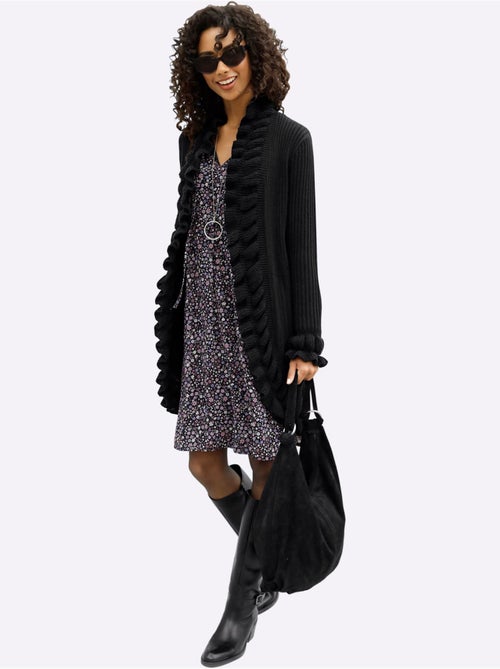 Gilet superbe mélange de motifs tricotés - taille standard - helline - Kiabi Gilet superbe mélange de motifs tricotés - taille standard - helline - Kiabi