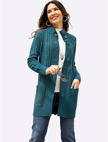 Gilet Superbe Motif Torsadé - Taille Standard - Moda Vilona