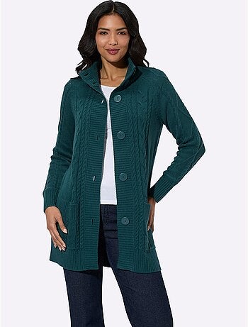 Gilet Superbe Motif Torsadé - Taille Standard - Moda Vilona