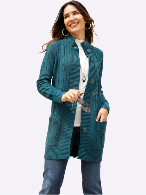 Gilet Superbe Motif Torsadé - Taille Standard - Moda Vilona - Kiabi