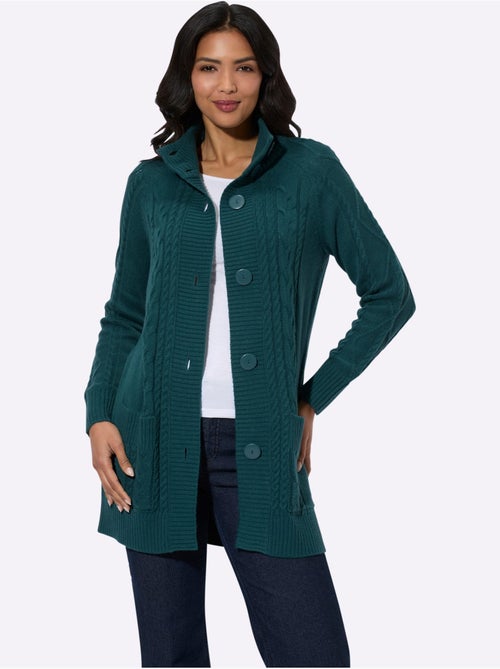 Gilet Superbe Motif Torsadé - Taille Standard - Moda Vilona - Kiabi