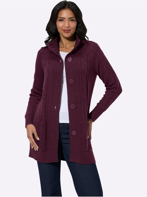 Gilet Superbe Motif Torsadé - Taille Standard - Moda Vilona - Kiabi