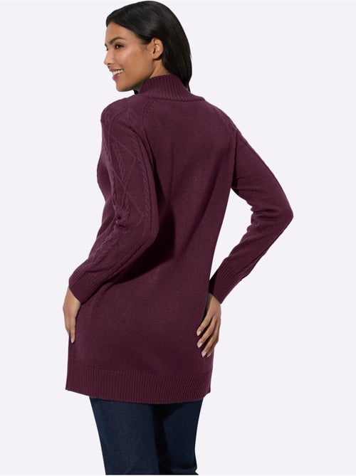 Gilet Superbe Motif Torsadé - Taille Standard - Moda Vilona - Kiabi