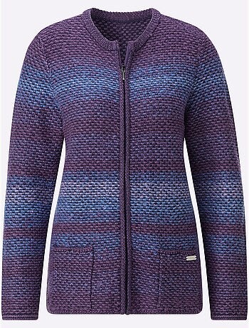 Gilet Superbe Motif Tricoté - Taille Standard - Witt
