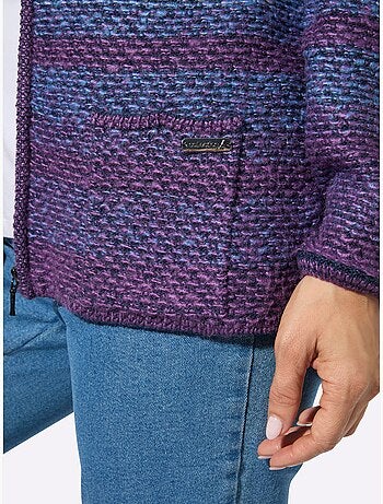 Gilet Superbe Motif Tricoté - Taille Standard - Witt