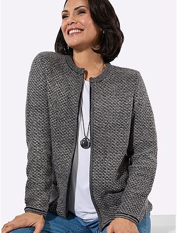 Gilet Superbe Motif Tricoté - Taille Standard - Witt