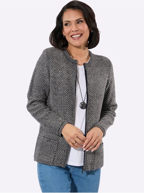 Gilet Superbe Motif Tricoté - Taille Standard - Witt - Kiabi Gilet Superbe Motif Tricoté - Taille Standard - Witt - Kiabi