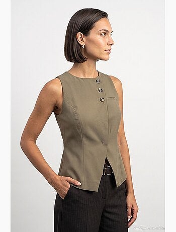 Gilet tailleur ajusté dilvin