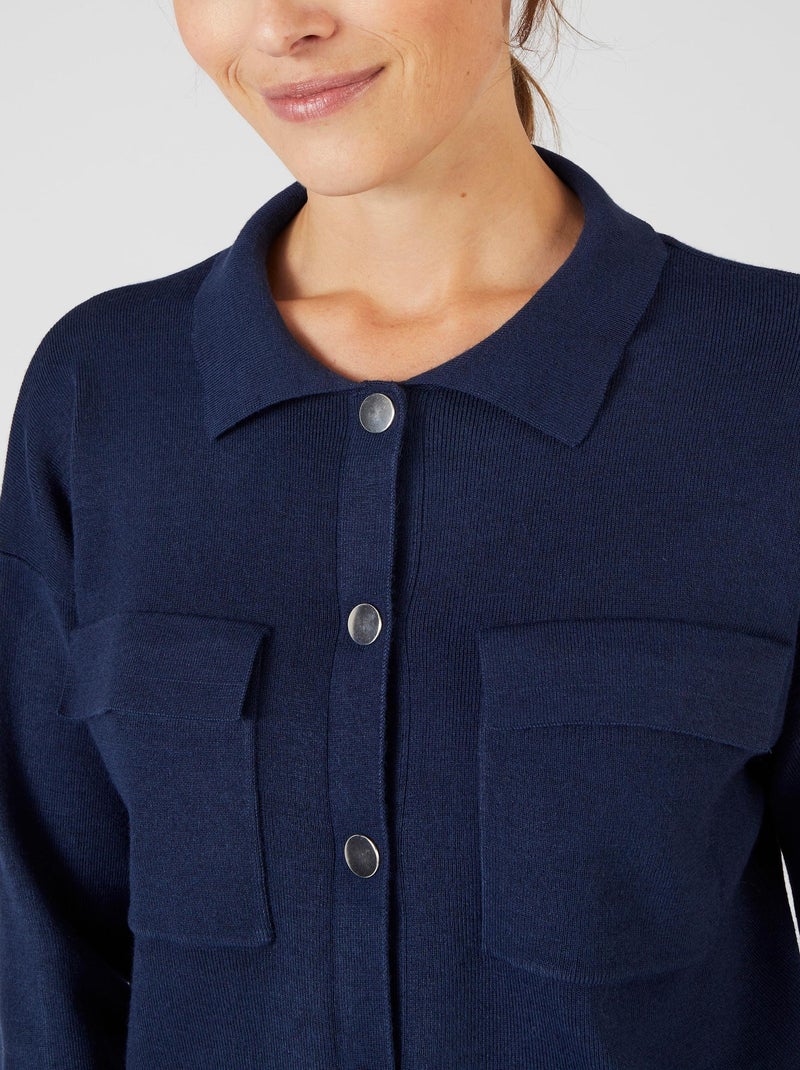Gilet Thermolactyl - Damart Bleu marine - Kiabi