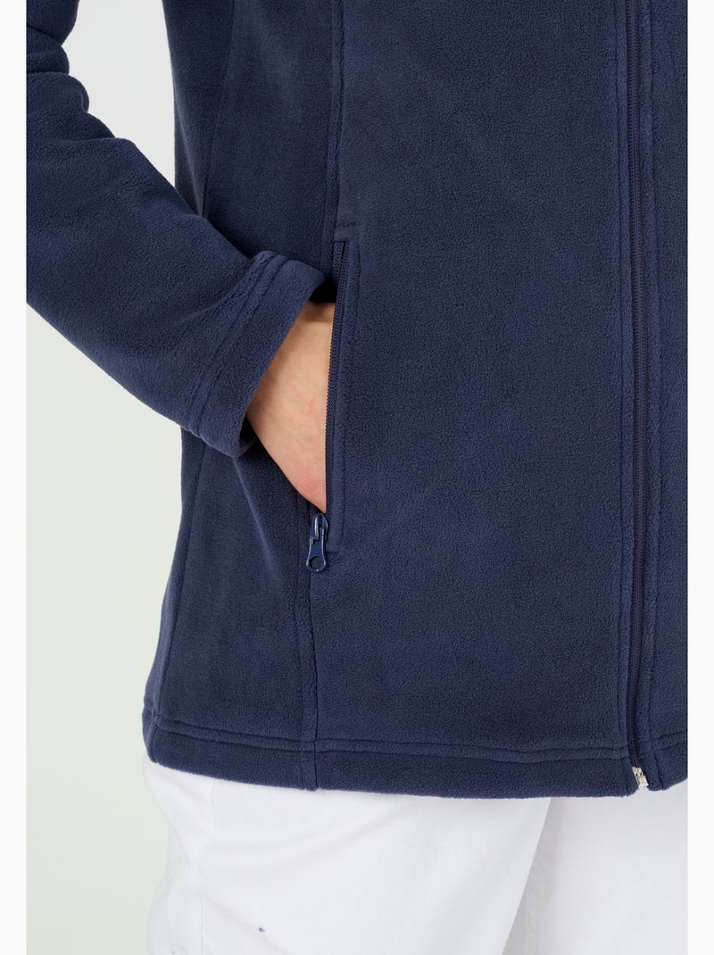 Gilet Thermolactyl en maille polaire - Happy D. by Damart Bleu marine - Kiabi