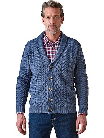 Gilet torsadé avec laine - DAXON