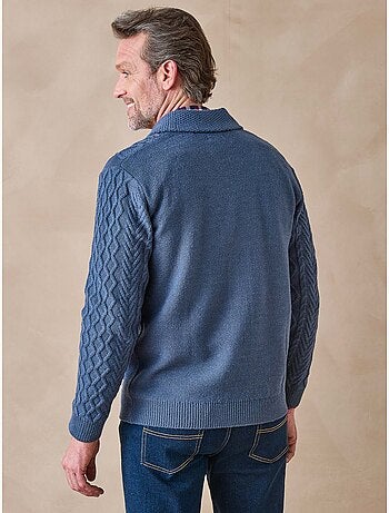 Gilet torsadé avec laine - DAXON