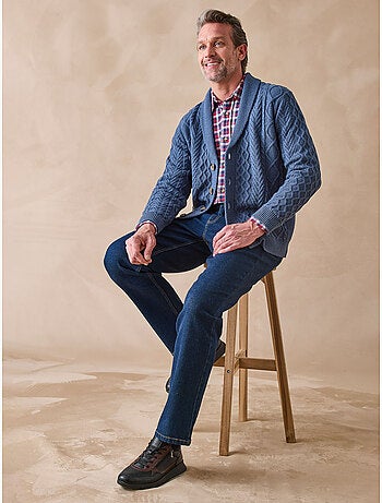 Gilet torsadé avec laine - DAXON