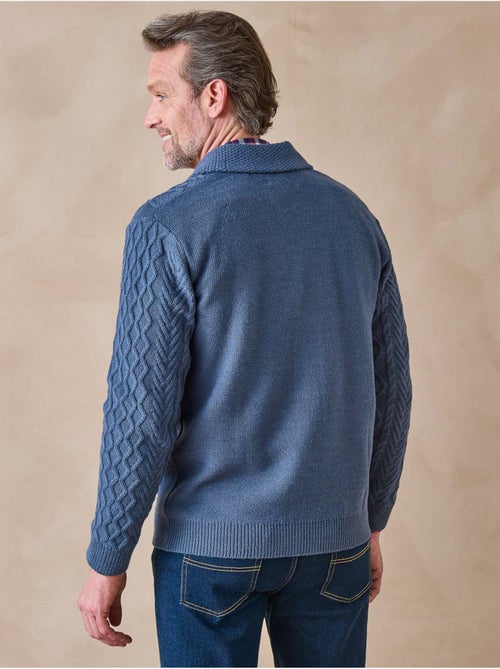 Gilet torsadé avec laine - DAXON - Kiabi