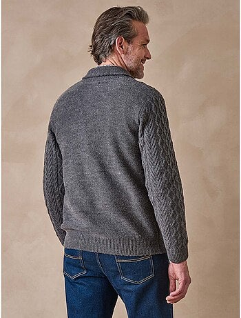 Gilet torsadé avec laine - DAXON