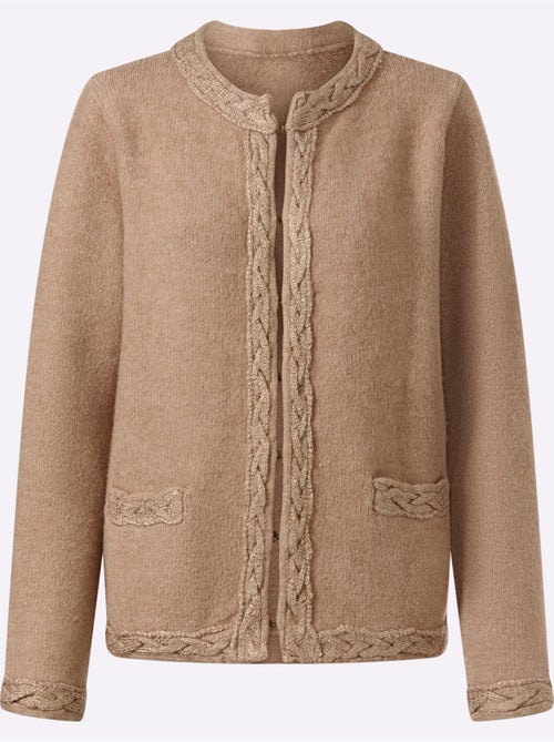 Gilet torsade tendance - taille standard - helline - Kiabi Gilet torsade tendance - taille standard - helline - Kiabi