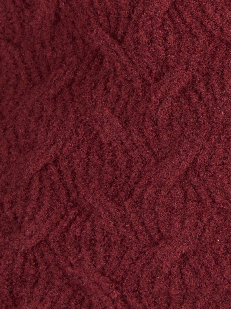 Gilet torsadé Thermolactyl - Damart Bordeaux - Kiabi