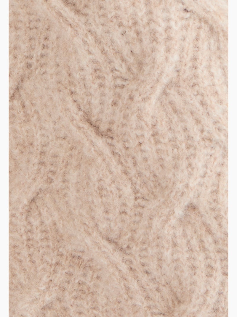 Gilet torsadé Thermolactyl - Damart Marron - Kiabi