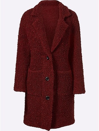 Gilet tricot bouclé - taille standard - helline
