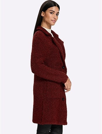 Gilet tricot bouclé - taille standard - helline