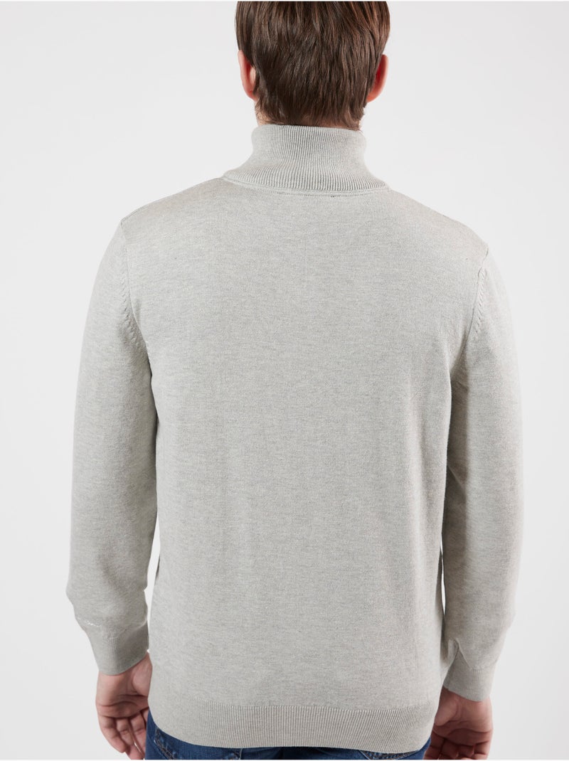 GILET TRICOT CASUAL CHIC Gris - Kiabi