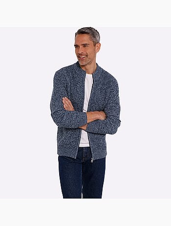 Gilet tricot chiné - taille standard - moda vilona