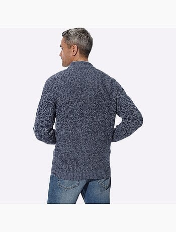 Gilet tricot chiné - taille standard - moda vilona