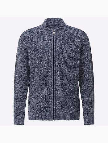 Gilet tricot chiné - taille standard - moda vilona
