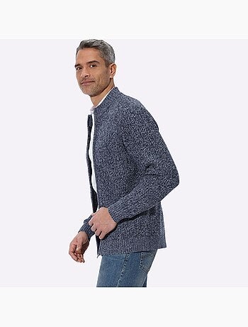 Gilet tricot chiné - taille standard - moda vilona