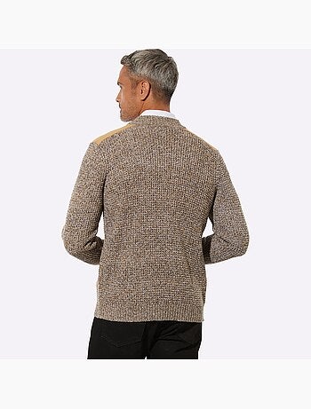 Gilet tricot chiné - taille standard - moda vilona