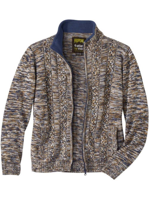 Gilet tricot chiné casual - atlas for men - Kiabi Gilet tricot chiné casual - atlas for men - Kiabi