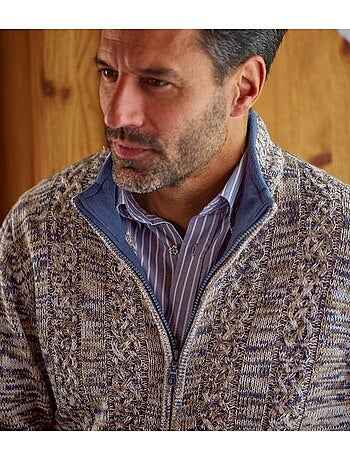 Gilet Tricot Chiné Casual - ATLAS FOR MEN