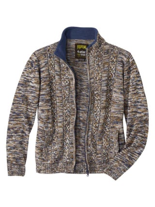 Gilet Tricot Chiné Casual   - ATLAS FOR MEN