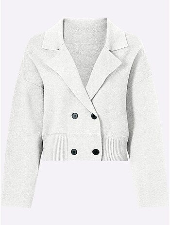 Gilet tricot doux - taille standard - helline