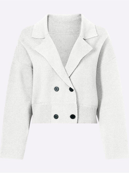 Gilet tricot doux - taille standard - helline - Kiabi Gilet tricot doux - taille standard - helline - Kiabi