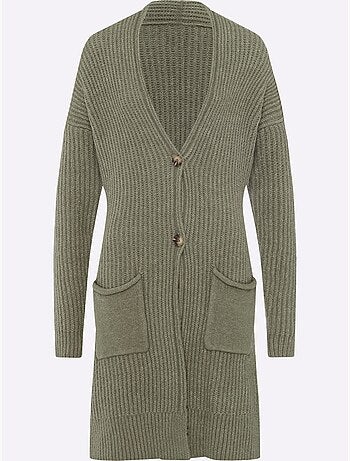 Gilet tricot doux - taille standard - helline
