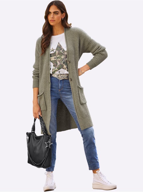 Gilet Tricot Doux - Taille Standard - Helline - Kiabi