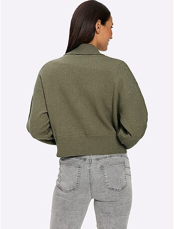 Gilet tricot doux - taille standard - helline