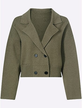 Gilet tricot doux - taille standard - helline