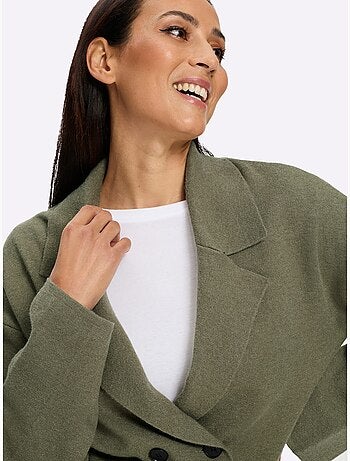 Gilet tricot doux - taille standard - helline