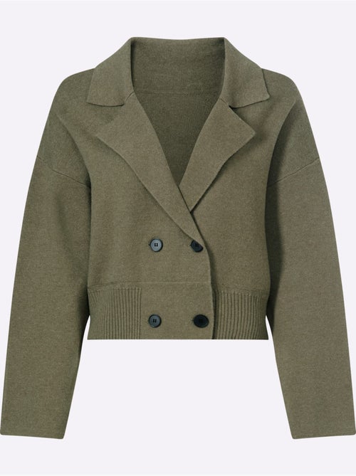 Gilet Tricot Doux - Taille Standard - Helline - Kiabi Gilet Tricot Doux - Taille Standard - Helline - Kiabi