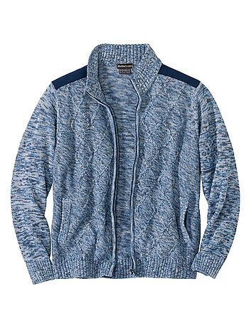Gilet Tricot et Suédine Exploration - ATLAS FOR MEN