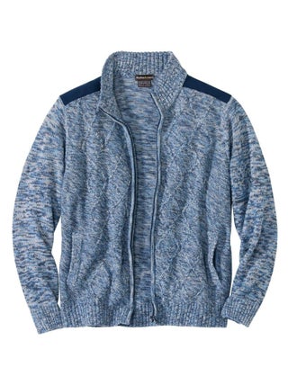 Gilet Tricot et Suédine Exploration   - ATLAS FOR MEN