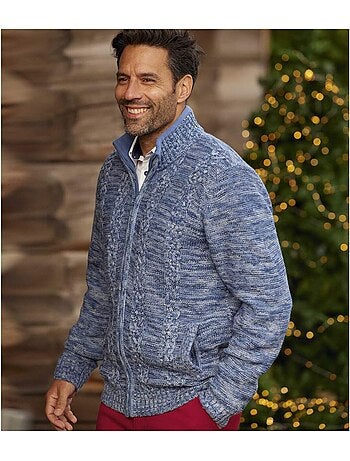 Gilet tricot mouliné casual - atlas for men