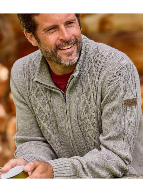 Gilet Tricot Torsadé - ATLAS FOR MEN - Kiabi