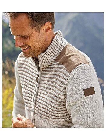 Gilet Tricot et Su?dine Exploration? - ATLAS FOR MEN
